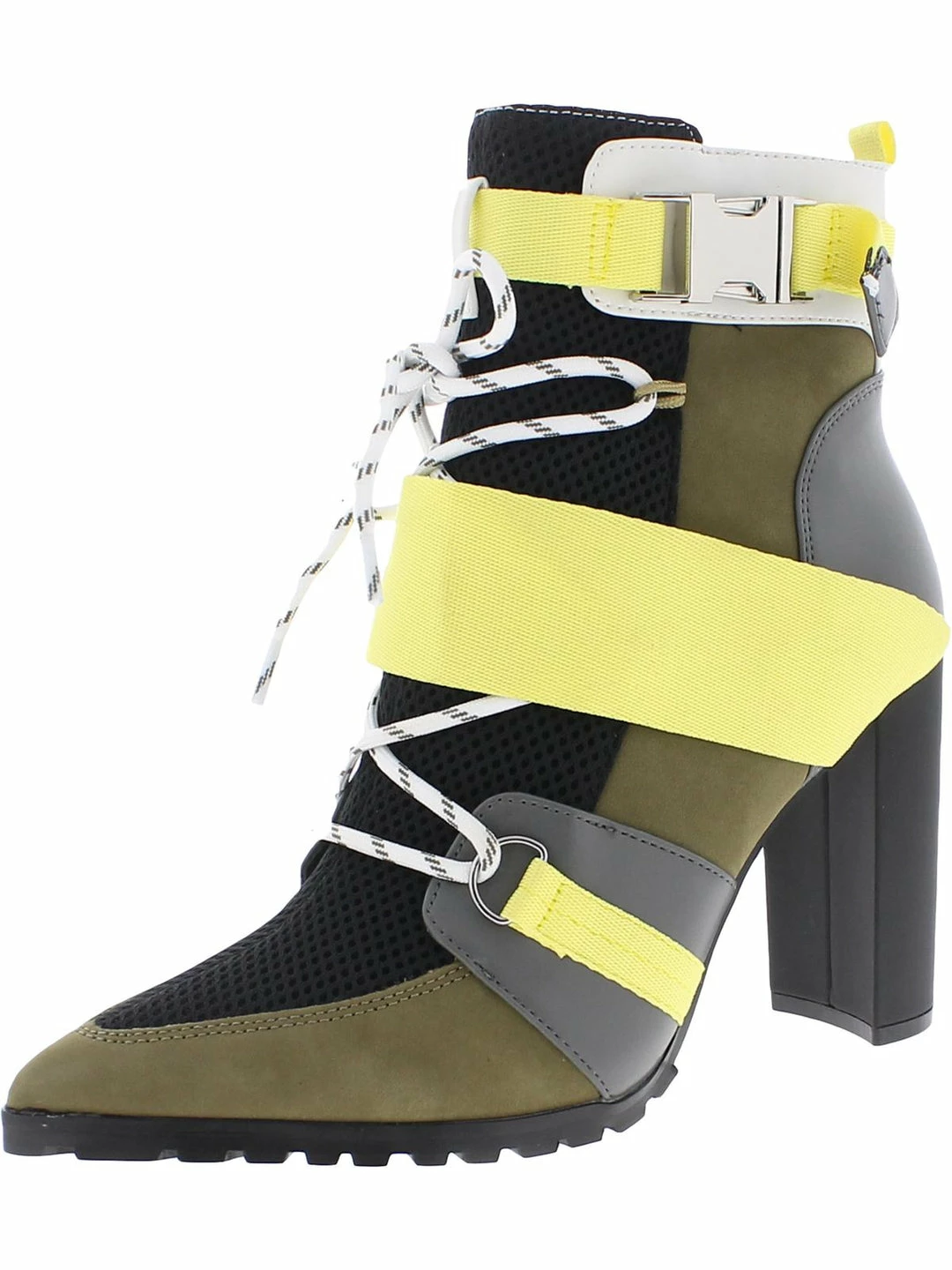 New ๐ฏ Steve Madden Illusion ๐ฉ Womens Mesh Pointed Toe Ankle ๐ฅพ Boots ๐ - Image 5