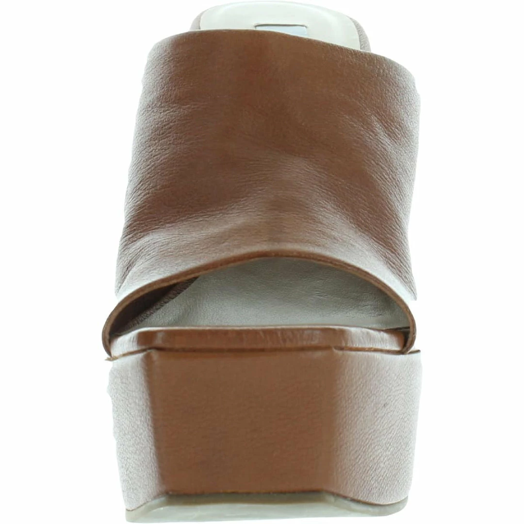 Flash Sale โ Steve Madden Barona ๐ฉ Womens Leather Open Toe Wedge ๐ฉด Sandals โญ - Image 4