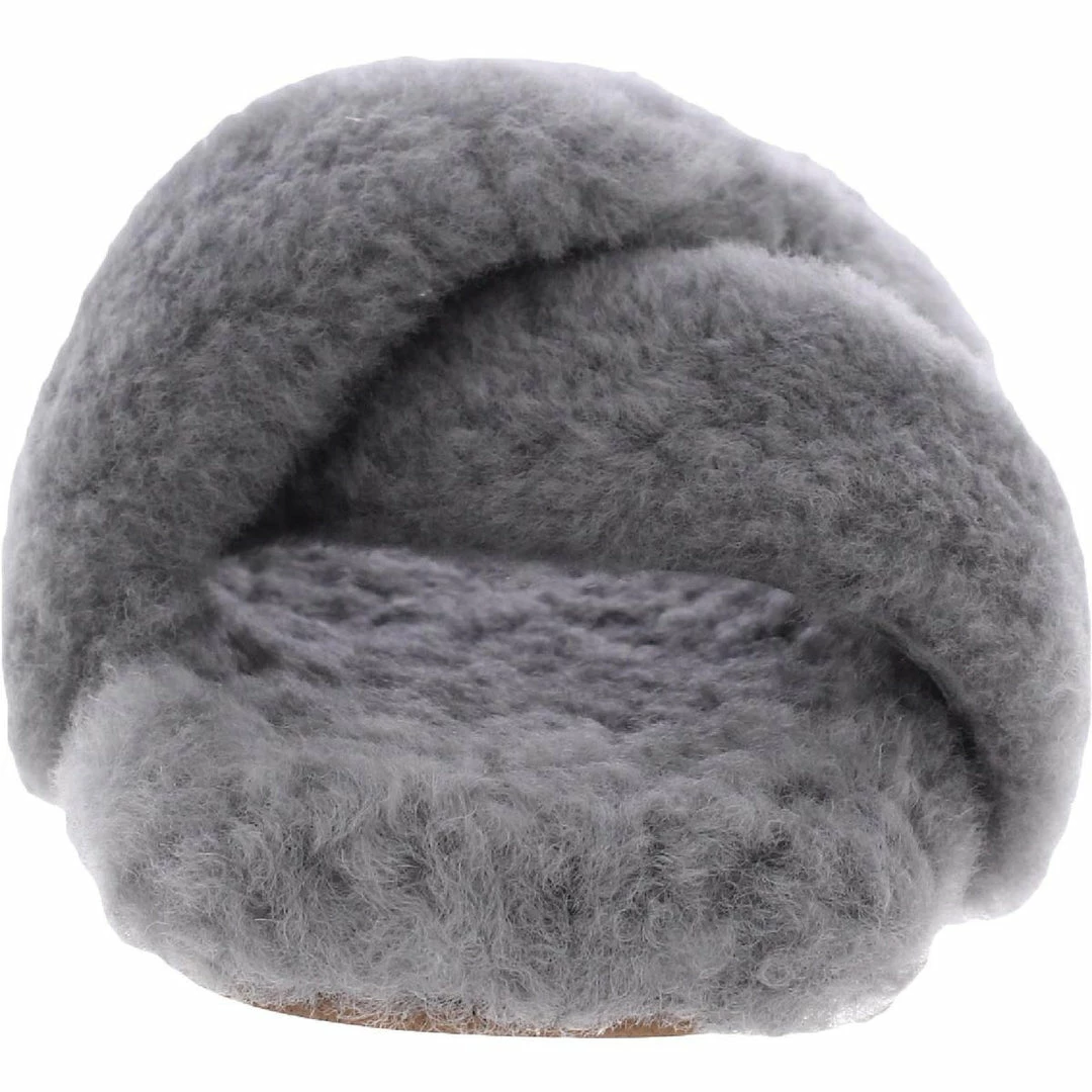 Brand new โค๏ธ Steve Madden RECO03S1 ๐ฉ Womens Shearling Slip On Slide ๐ฉด Sandals ๐ - Image 3