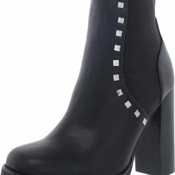 Hot Sale ๐ Steve Madden Brisa ๐ฉ Womens Faux Leather Studded Ankle ๐ฅพ Boots โจ