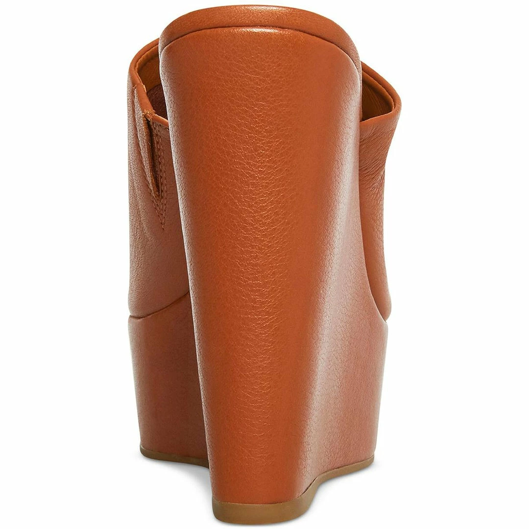 Flash Sale โ Steve Madden Barona ๐ฉ Womens Leather Open Toe Wedge ๐ฉด Sandals โญ - Image 3