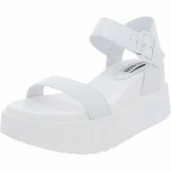 Brand new ๐ฅ Steve Madden Pastry ๐ฉ Womens Leather Comfort Footbed Sport ๐ฉด Sandals ๐