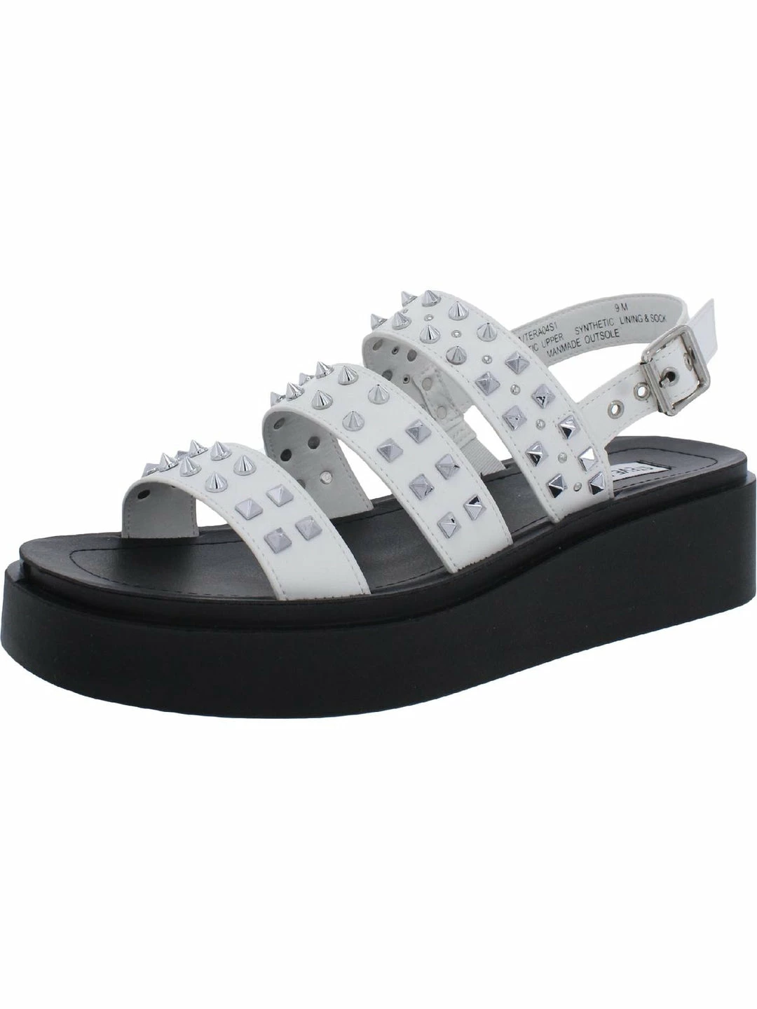Deals ๐ Steve Madden Tera ๐ฉ Womens Wedge Studded Platform ๐ฉด Sandals ๐ฅ - Image 4