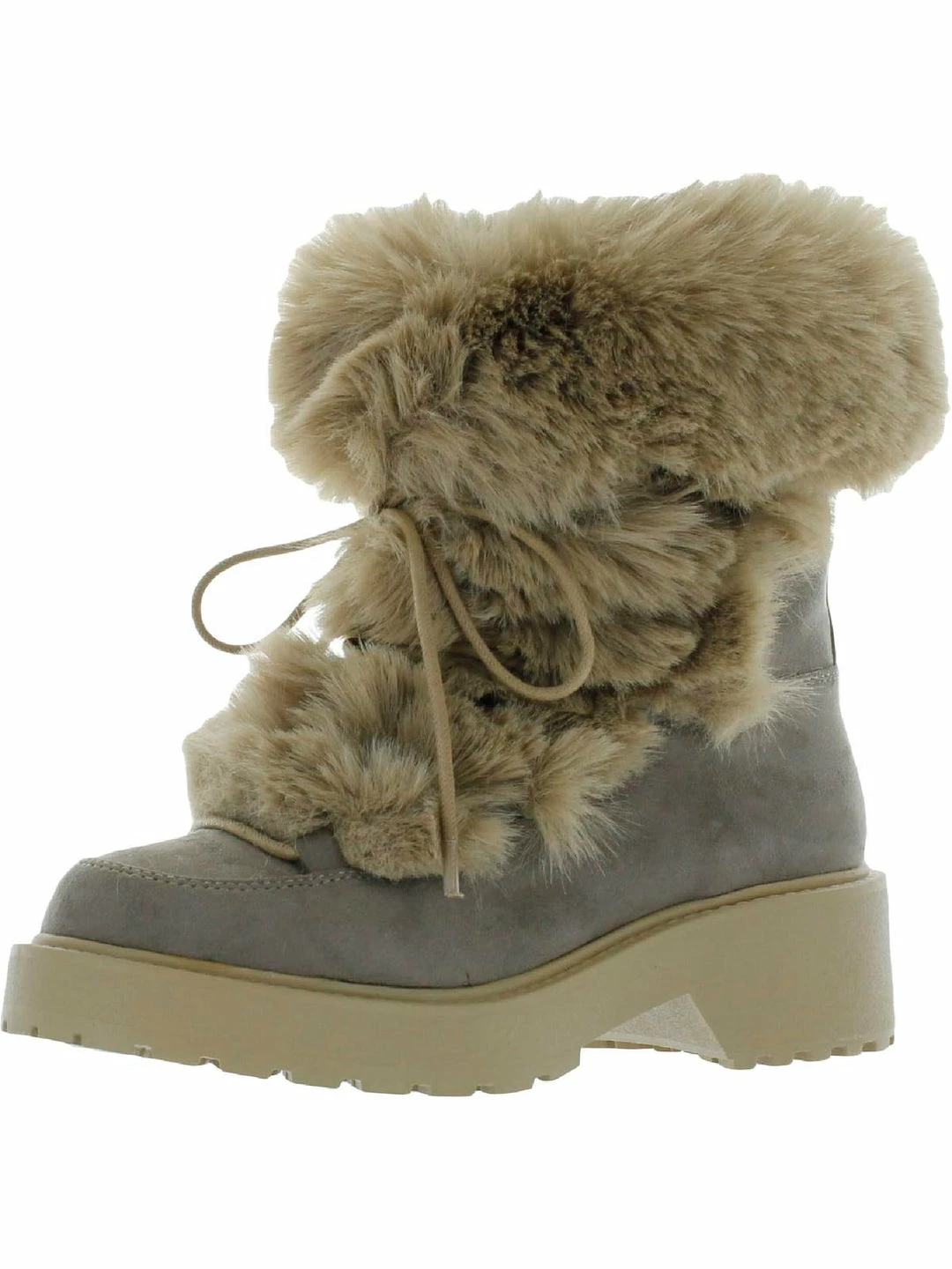 Hot Sale ๐ Steve Madden Tacoma ๐ฉ Womens Faux Fur Pull On Ankle ๐ฅพ Boots ๐