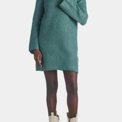 Cheap ✨ Steve Madden Abbie Sweater 👗 Dress in Foliage Green 🤩