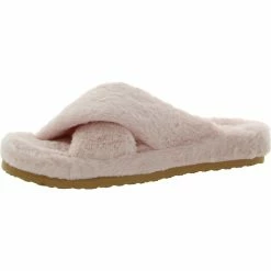 Best deal 🛒 Steve Madden Franz 👩 Womens Slip On Faux Fur Slide Slippers 🔥