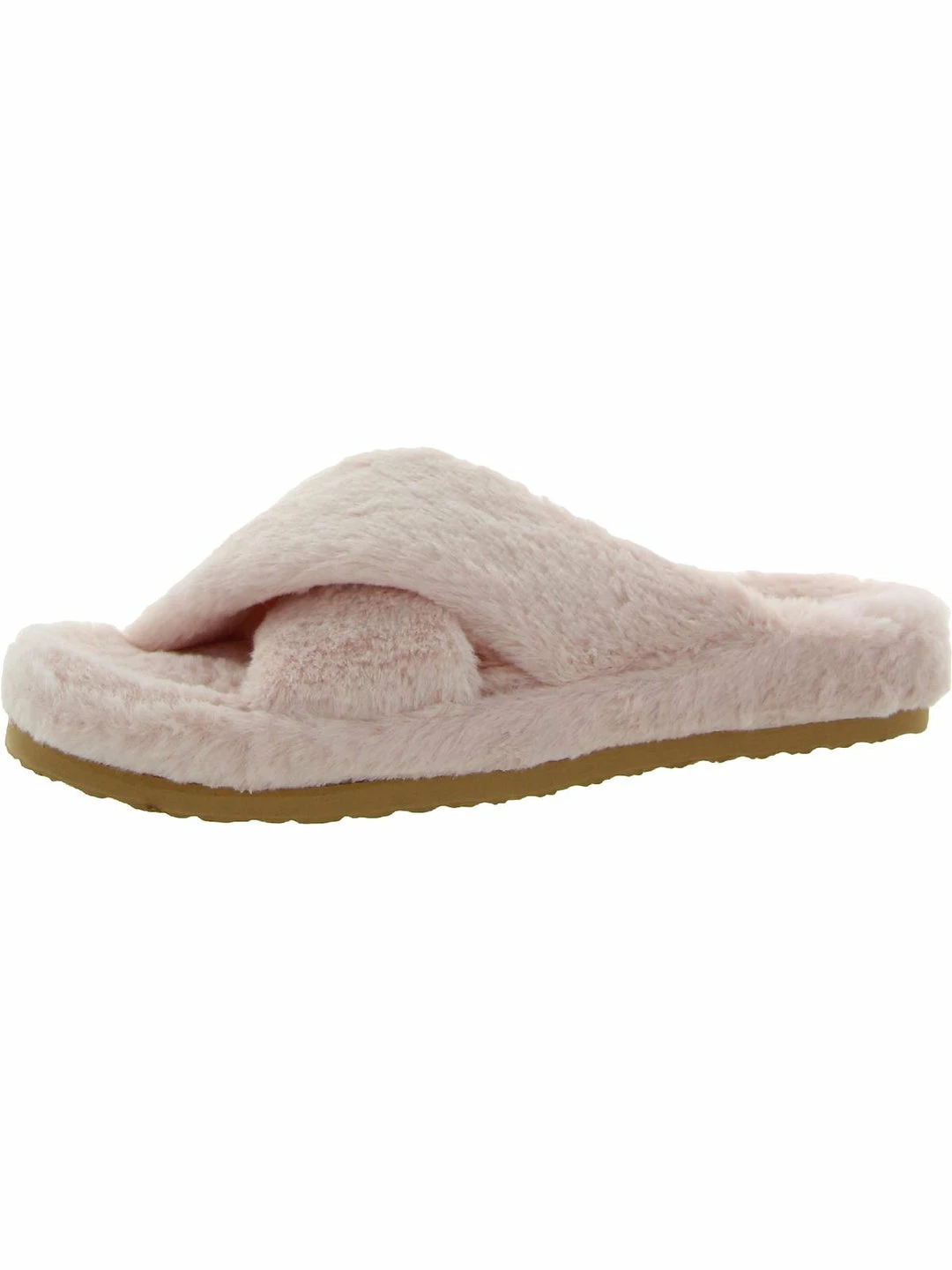 Best deal ๐ Steve Madden Franz ๐ฉ Womens Slip On Faux Fur Slide Slippers ๐ฅ