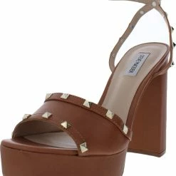 Best reviews of ✔️ Steve Madden Tabari 👩 Womens Leather Studded Platform 🩴 Sandals 😉