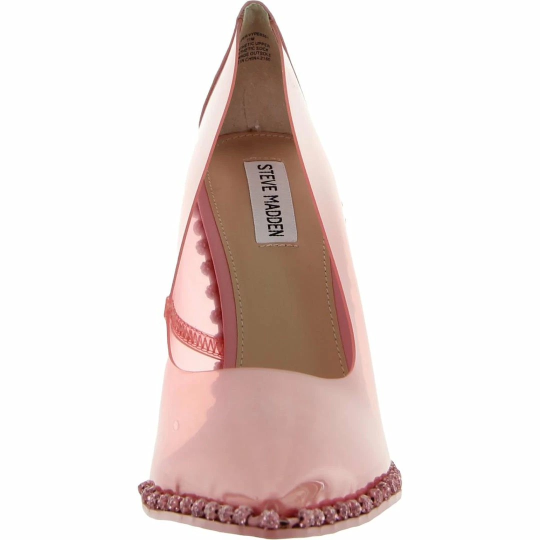 Flash Sale ❤️ Steve Madden Vyper 👩 Womens Synthetic Embellished Pointed Toe 👠 Heels 😉 - Image 3