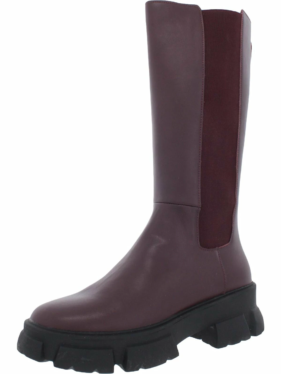 Cheapest ๐ Steve Madden Transcend ๐ฉ Womens Leather Chunky Knee-High ๐ฅพ Boots ๐