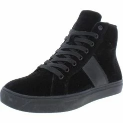 Best Pirce 😍 Steve Madden Guild Mens Leather Fitness High-Top 👟 Sneakers 💯