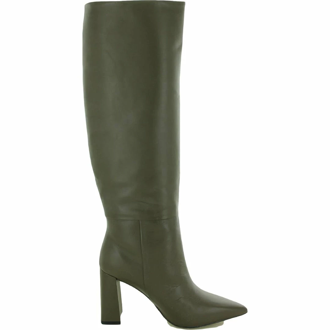 Deals ๐งจ Steve Madden Handles ๐ฉ Womens Leather ๐ Heels Knee-High ๐ฅพ Boots ๐ - Image 4