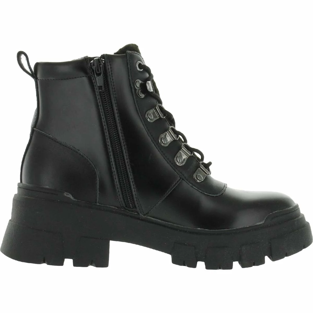 Coupon ๐ Steve Madden Loading ๐ฉ Womens Leather Lugged Sole Combat & Lace-up ๐ฅพ Boots ๐งจ - Image 2