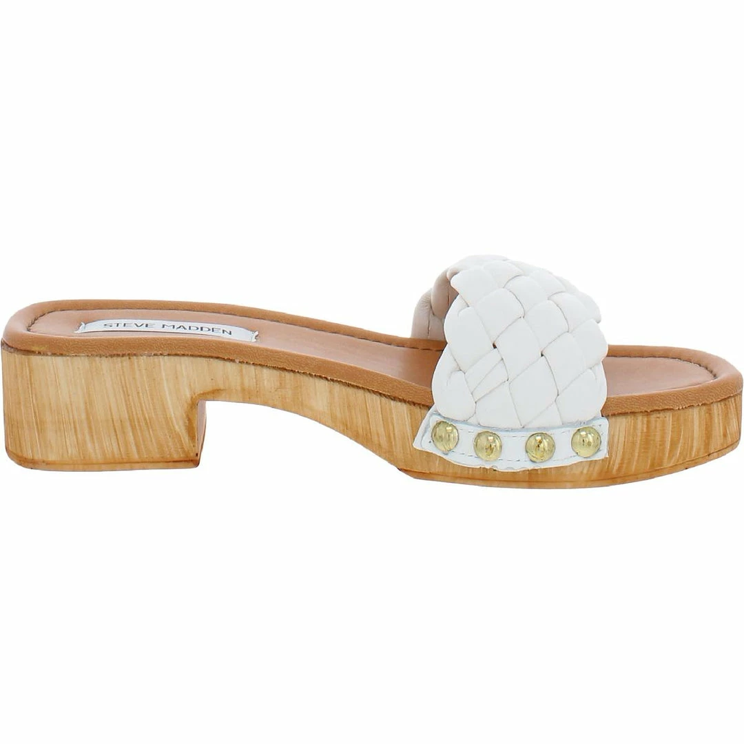 Wholesale ๐ Steve Madden Bennet ๐ฉ Womens Braided Square Toe Slide ๐ฉด Sandals ๐ฏ - Image 2