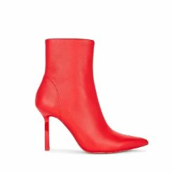 Best Sale 🔥 Steve Madden Elysia Bootie in Red 🌟