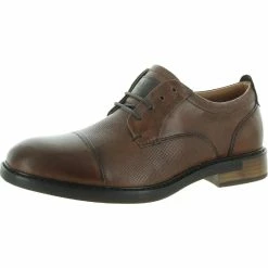 New 🤩 Steve Madden Eddison Mens Leather Embossed Cap Toe Oxfords 👏