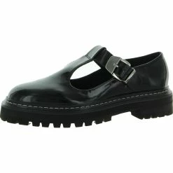 Outlet 👏 Steve Madden Suzey 👩 Womens Patent T-Strap Mary Janes 🔔