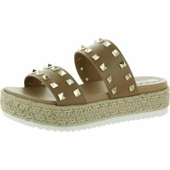 Deals 🔥 Steve Madden Arabella 👩 Womens Leather Flatform Espadrilles 🥰