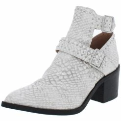 Cheap ❤️ Steve Madden Andy 👩 Womens Ankle Cut Out Cowboy, Western 🥾 Boots 👍