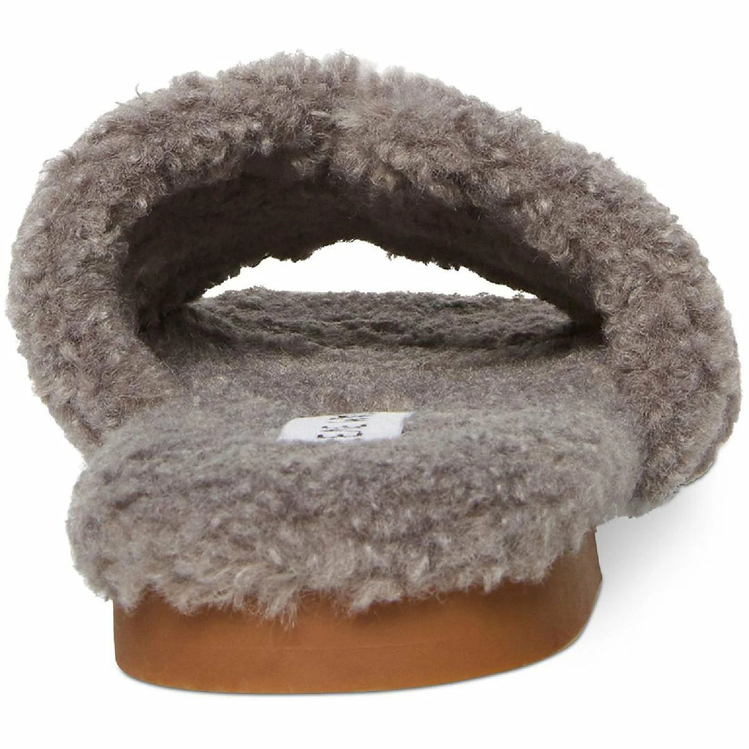 Flash Sale ๐ Steve Madden Seek ๐ฉ Womens Faux Fur Square Toe Slide Slippers โค๏ธ - Image 3