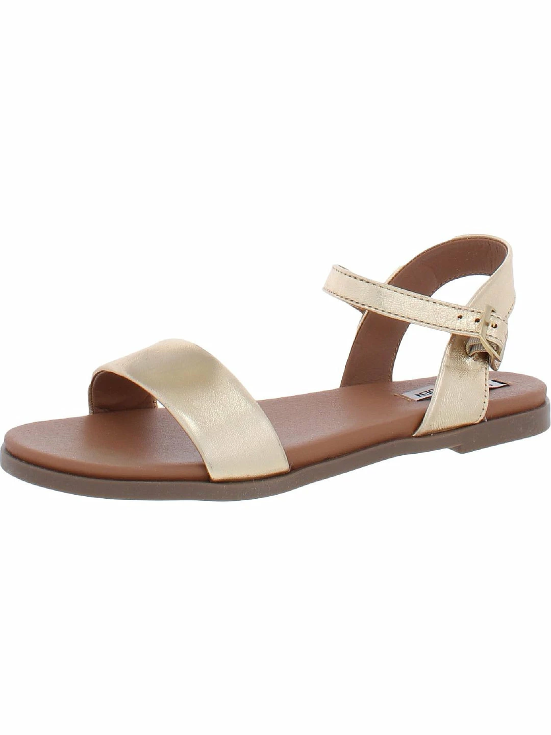 Hot Sale ๐ Steve Madden Dina ๐ฉ Womens Leather Ankle Flat ๐ฉด Sandals โจ - Image 4