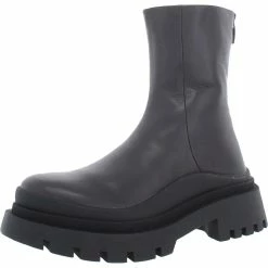 Best Sale 💯 Steve Madden Turf 👩 Womens Leather Chunky Ankle 🥾 Boots ✔️