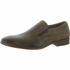 Cheap 👍 Steve Madden Davlin Mens Leather Perforated Loafers 😉