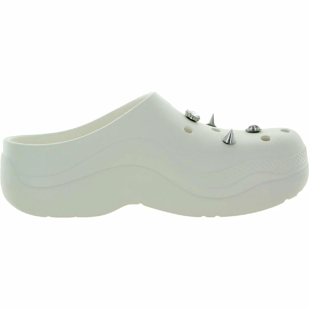 Outlet ๐ฅฐ Steve Madden Wreny ๐ฉ Womens Embellished Perforated Clogs ๐ - Image 2