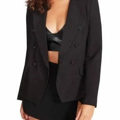 Buy ๐ Steve Madden Naomi Blazer in Black ๐