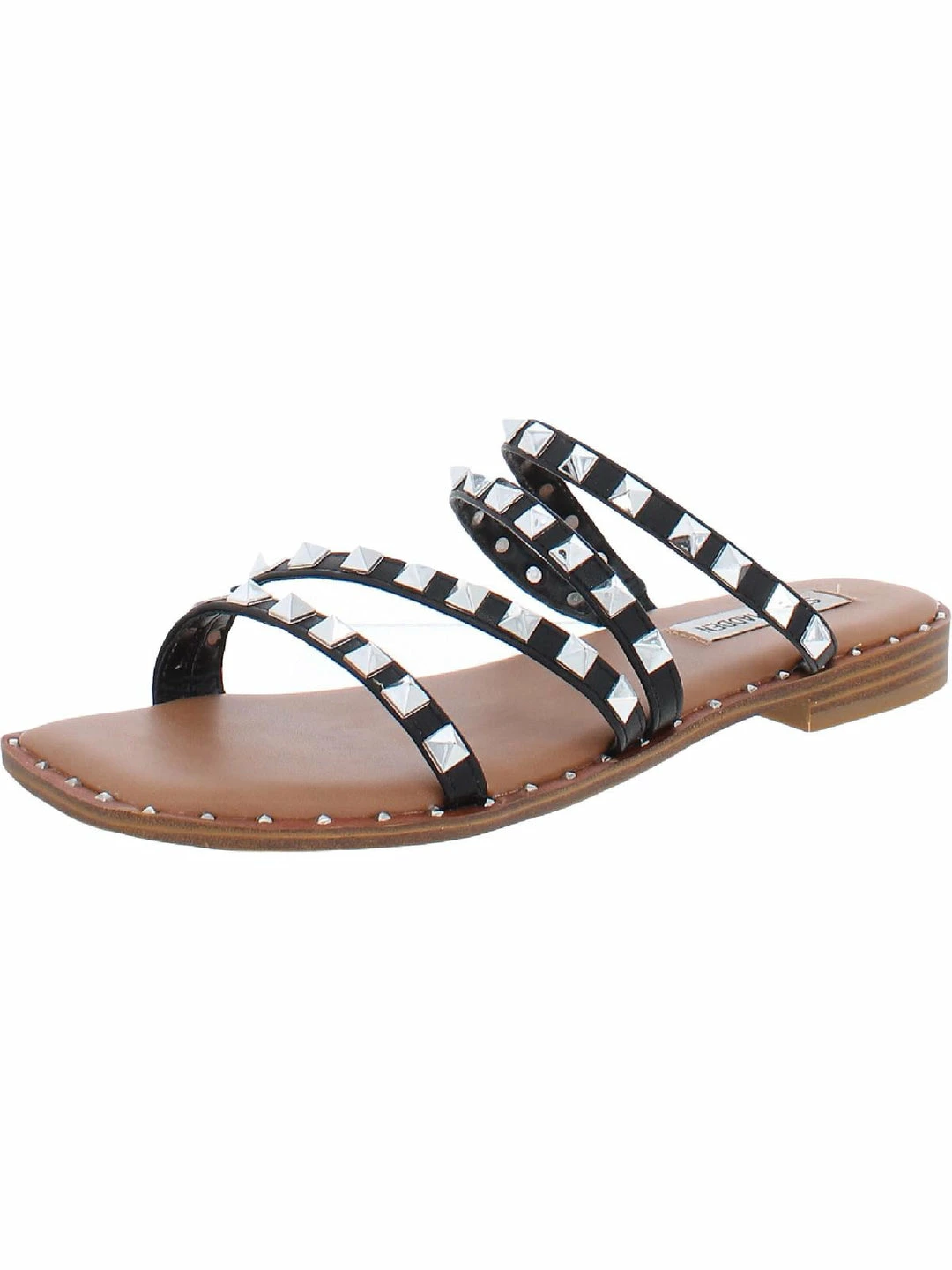 Top 10 ๐ Steve Madden Skyler ๐ฉ Womens Square Toe Slip On Flat ๐ฉด Sandals ๐งจ - Image 4