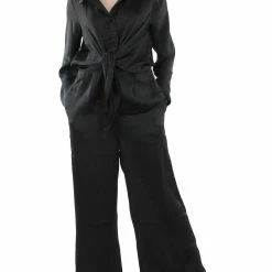 Best Pirce 🤩 Steve Madden 👩 Womens Tie-Waist Cocktail Jumpsuit ✔️