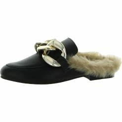Brand new 👏 Steve Madden Klaire 👩 Womens Leather Cozy Slide Slippers 👍