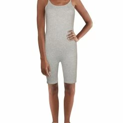 Promo 😉 Steve Madden 👩 Womens Heathered Casual Romper 🤩